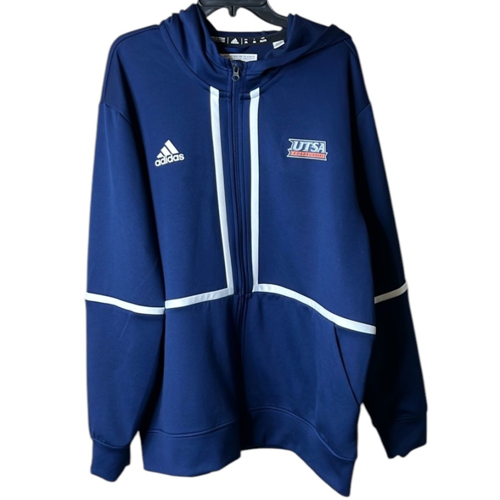 Adidas Men’s Team UTSA Under The Lights Full Zip Jacket. Size 2XL